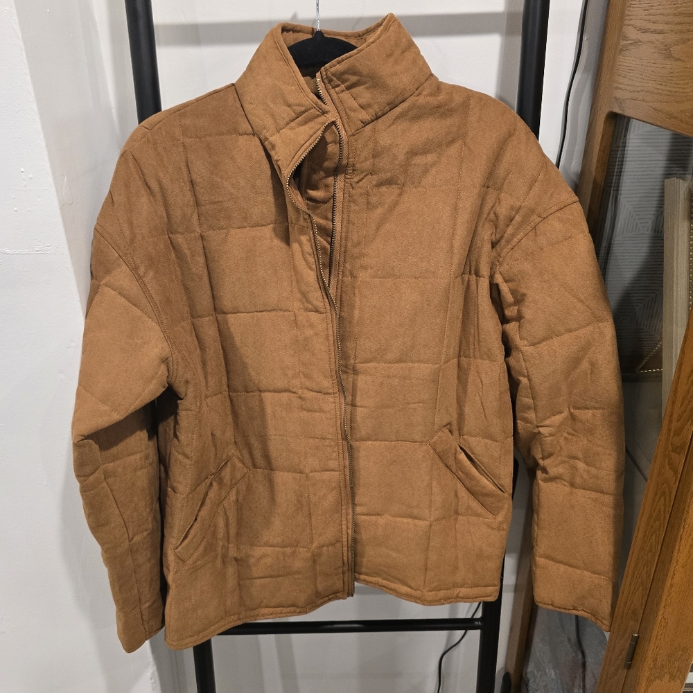 Camel Suede Jacket